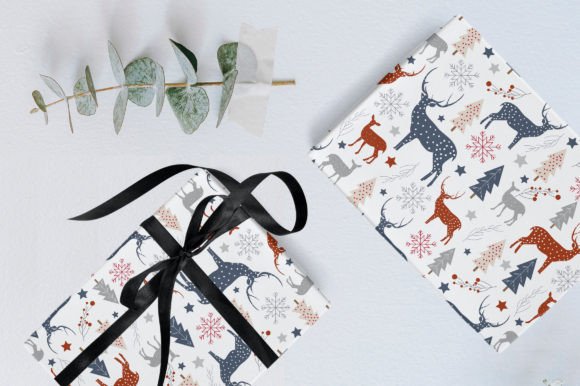 Christmas Elements Seamless Pattern: A Versatile Design Resource for Holiday Creativity