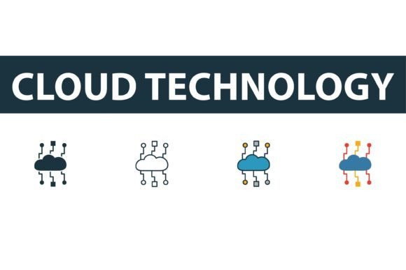 Cloud Technology Icon Set: Essential Visual Assets for Modern Digital Design