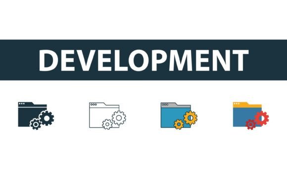 Development Icon Set: Essential Web Symbols