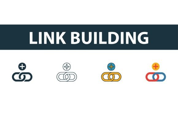 Link Building Icon Set: Elevating Digital Assets with Versatile Vector Graphics