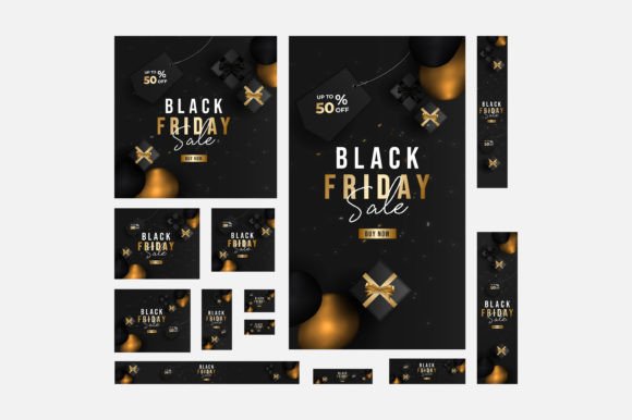 Maximizing Your Holiday Sales with a Black Friday Offer Web Banner Set