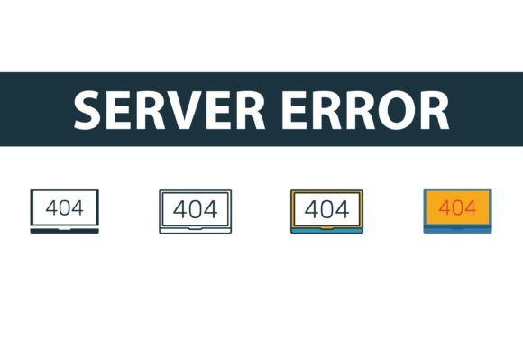 Server Error Icon Set: Visual Clarity