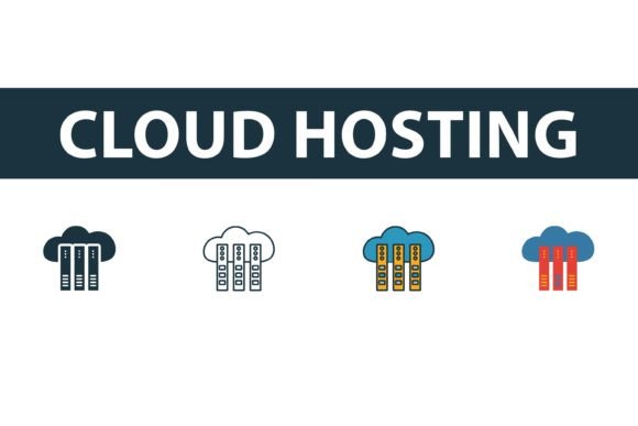 Strategic Visual Communication with the Cloud Hosting Icon Set